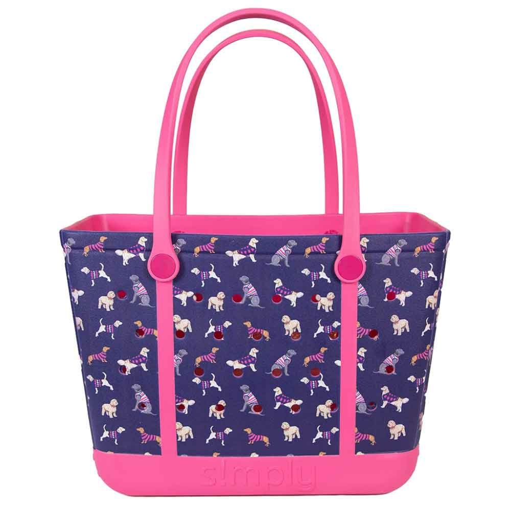 🚫Currently:SOLD·OUT ·𝗫𝗟· DOG PRINT Beach-Tote